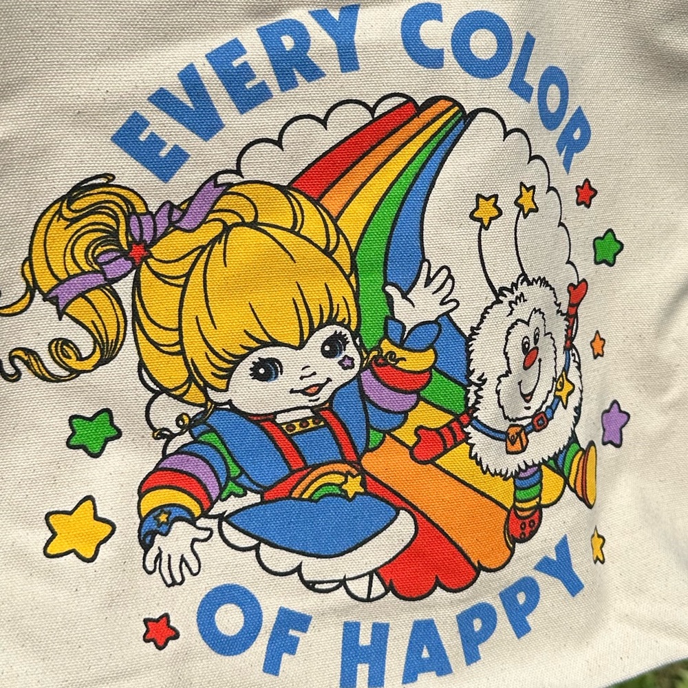 Rainbow Brite Canvas Tote Bag NWT - Picture 3 of 7